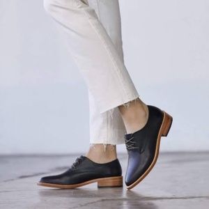 Nisolo James Oxford in Black Womens 8.5